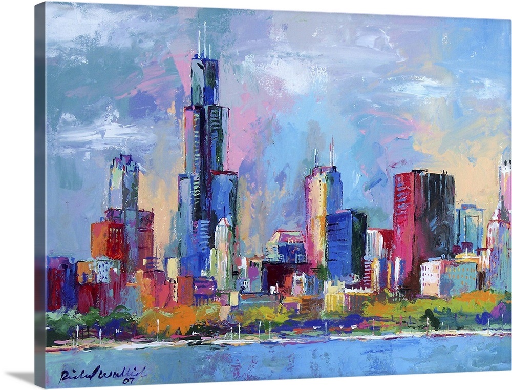 Chicago V Wall Art, Canvas Prints, Framed Prints, Wall Peels | Great ...