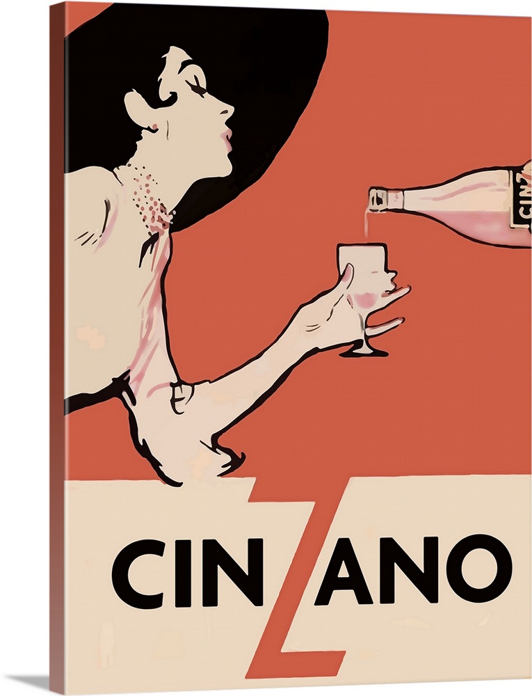 Cinzano - Vintage Liquor Advertisement