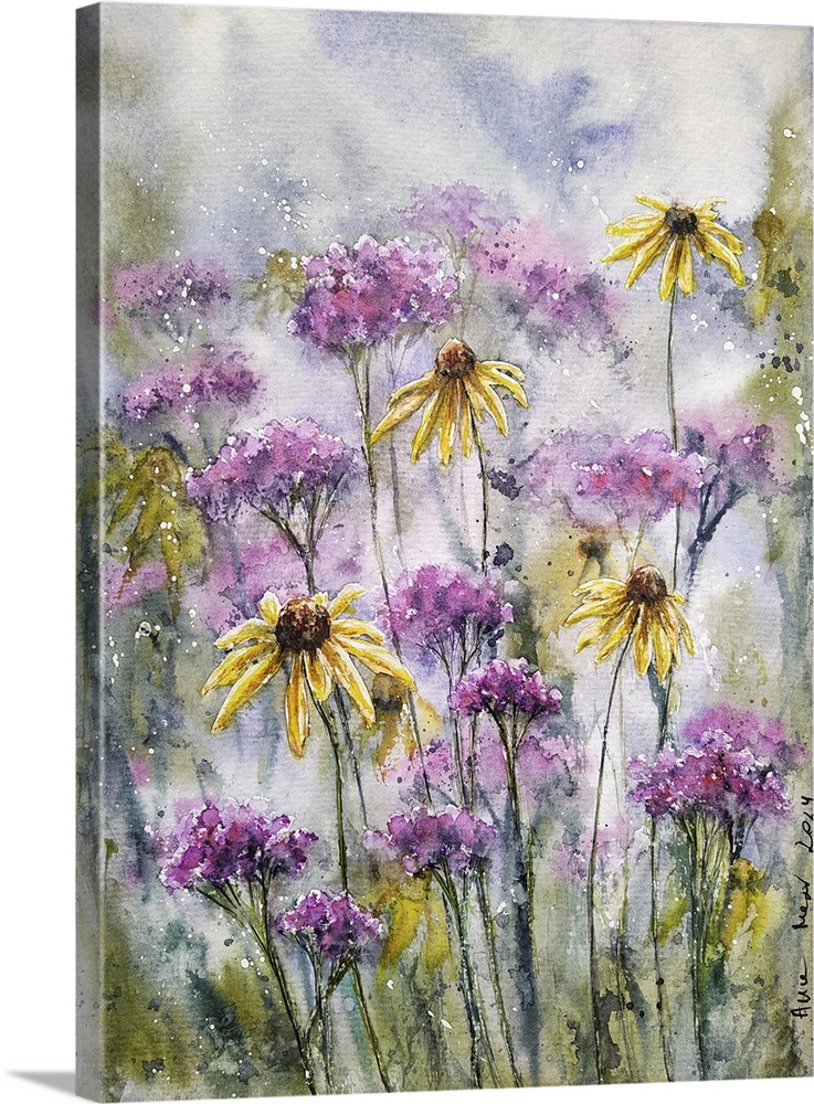 Coneflowers Yellow I