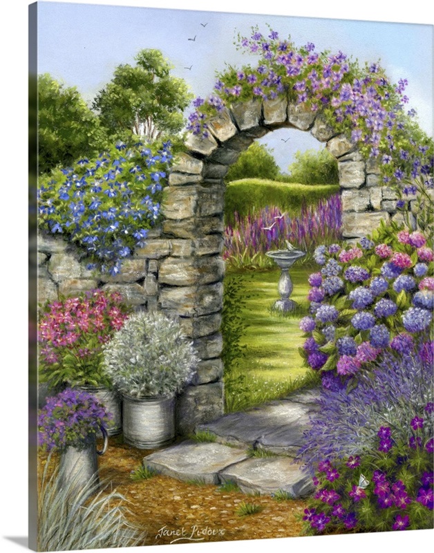 Cottage Garden Great Big Canvas
