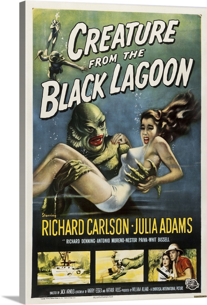 Movie Poster: Creature from the Black Lagoon