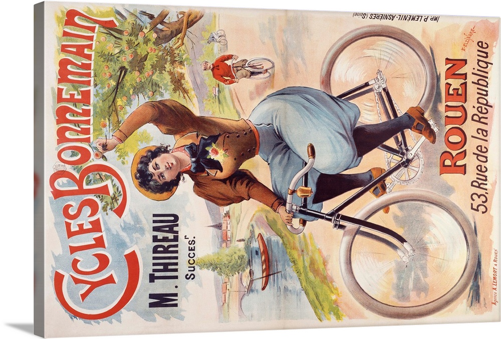 Woman riding her bicycle down a path.