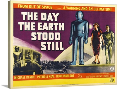 Day Earth Stood Still - Vintage Movie Poster