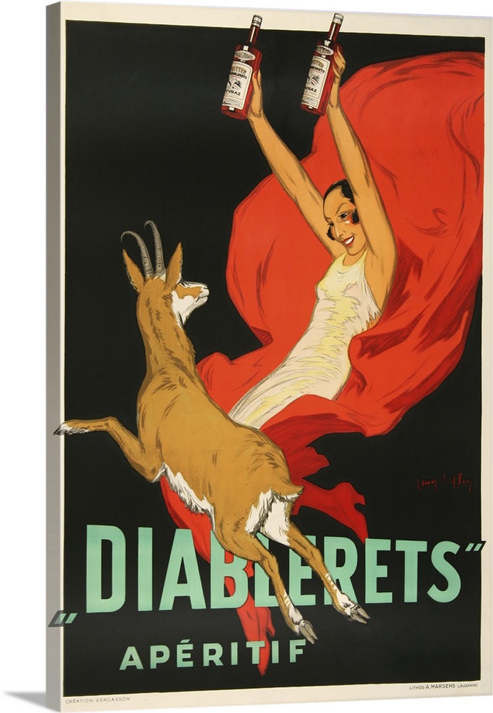 Diablerets - Vintage Beverage Advertisement