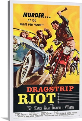 Dragstrip Riot - Vintage Movie Poster