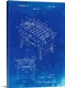 image thumbnail of Faded Blueprint Foosball Game Patent Poster