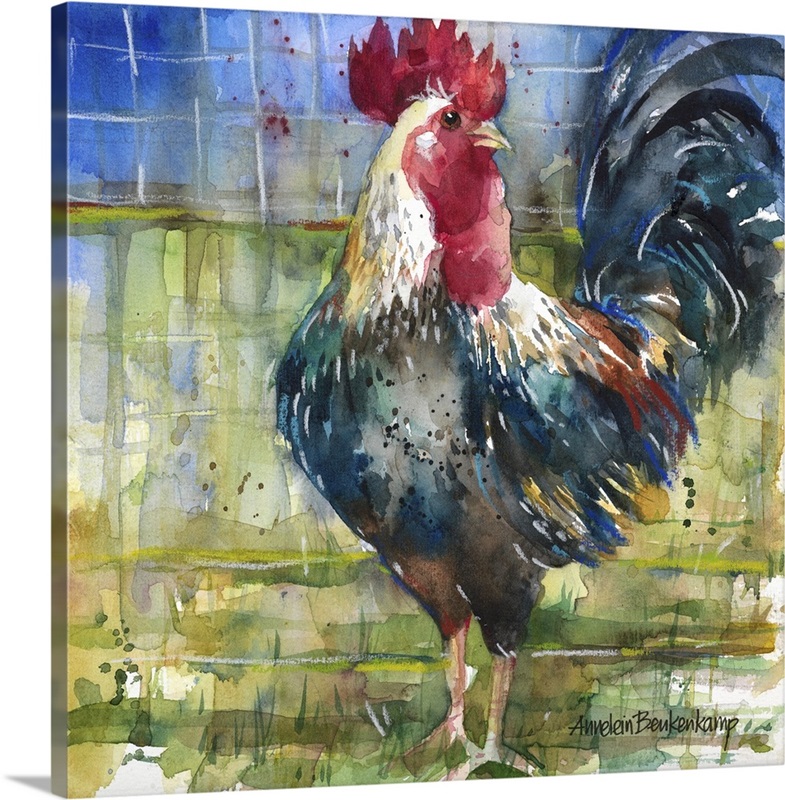 Fenced Fowl | Great Big Canvas