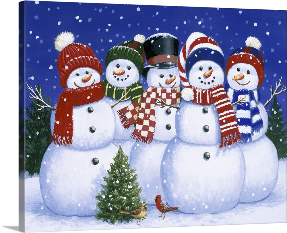 Five Snowmen