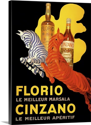 Florio Cinzano - Vintage Liquor Advertisement