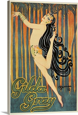 Gilda Gray - Vintage Cabaret Advertisement