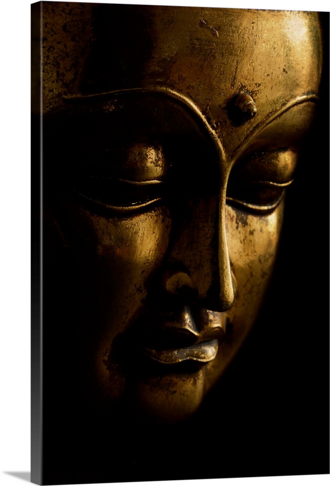 Gold Buddha on Black