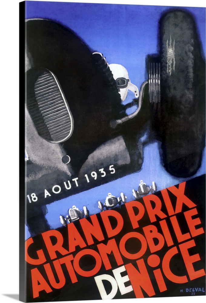 Vintage poster advertisement for Grand Prix
