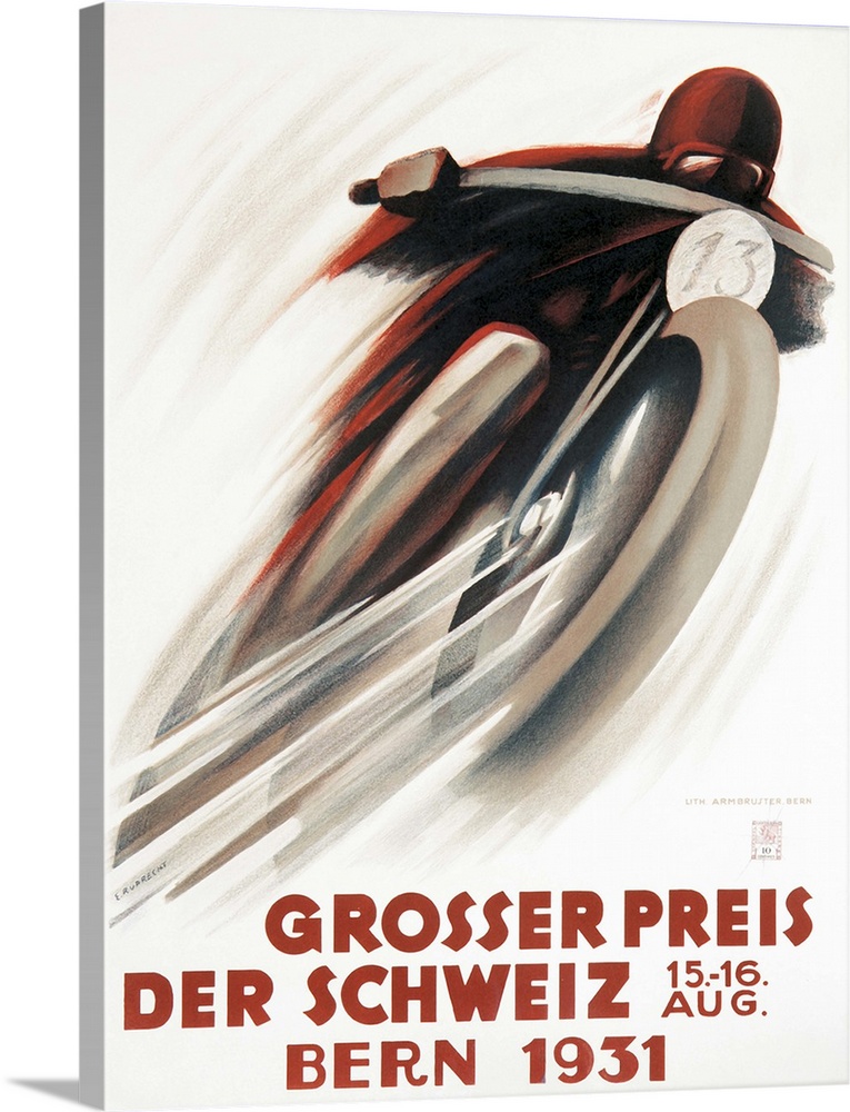 Vintage poster advertisement for Grosser Preis.