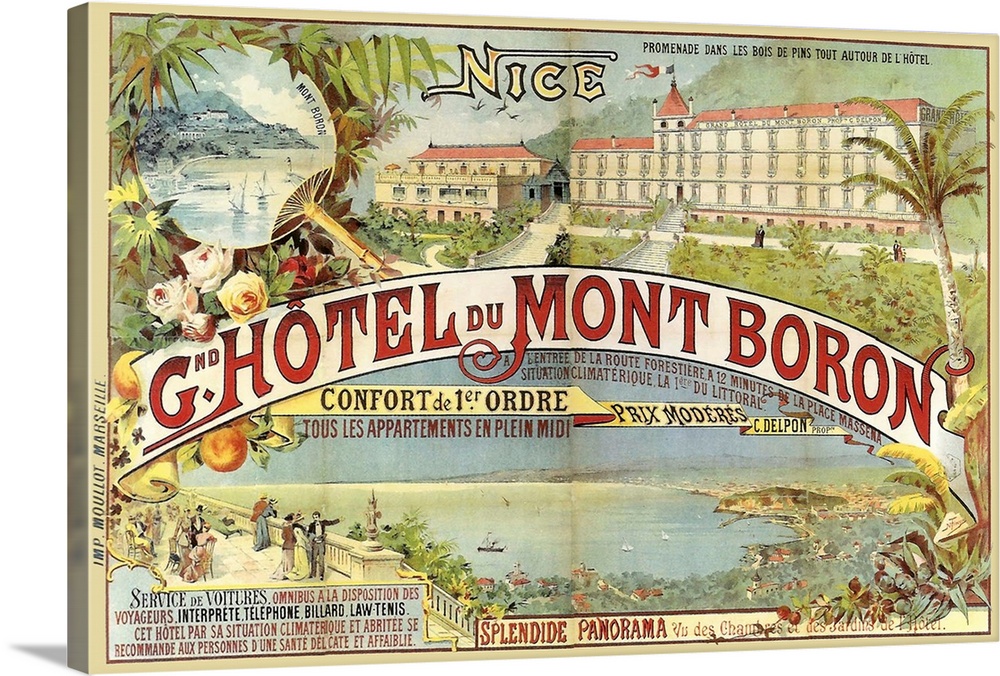 Hotel Mont Baron - Vintage Advertisement