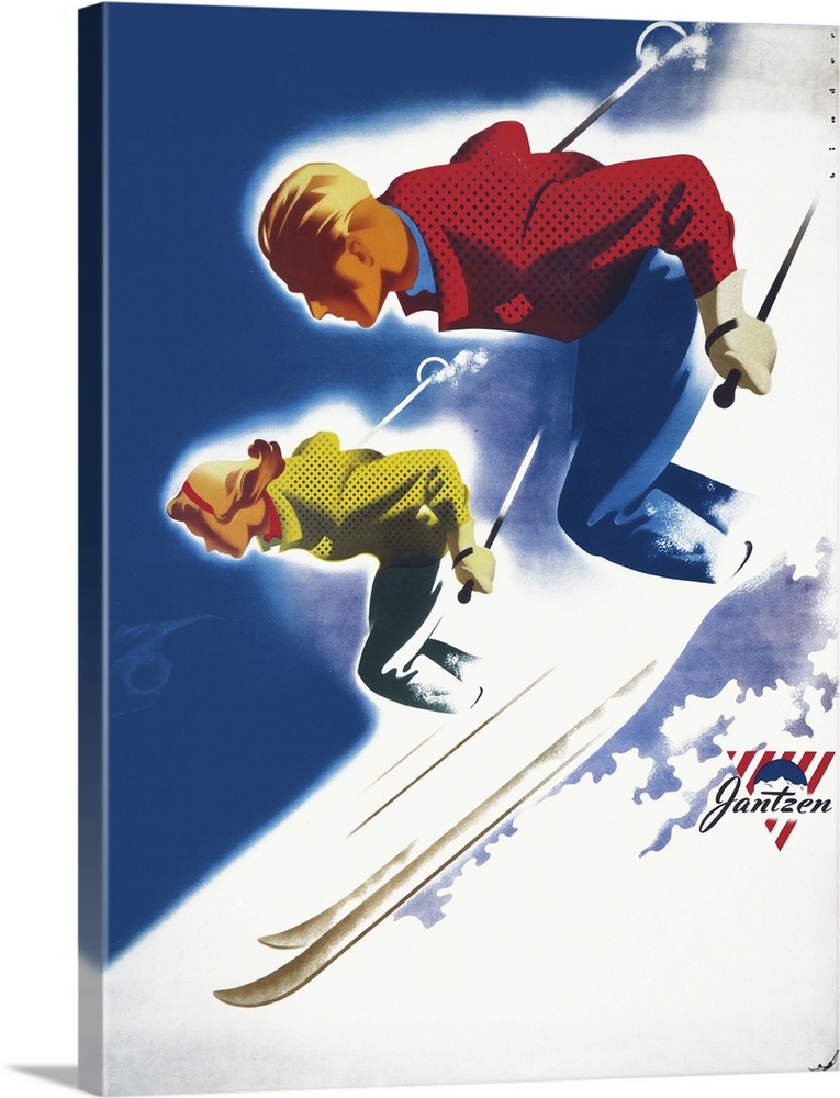 Jantzen by Binder Man and Women, Ski 1947