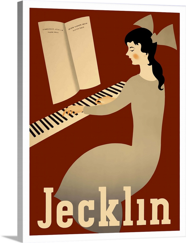 Jecklin - Vintage Piano Advertisement