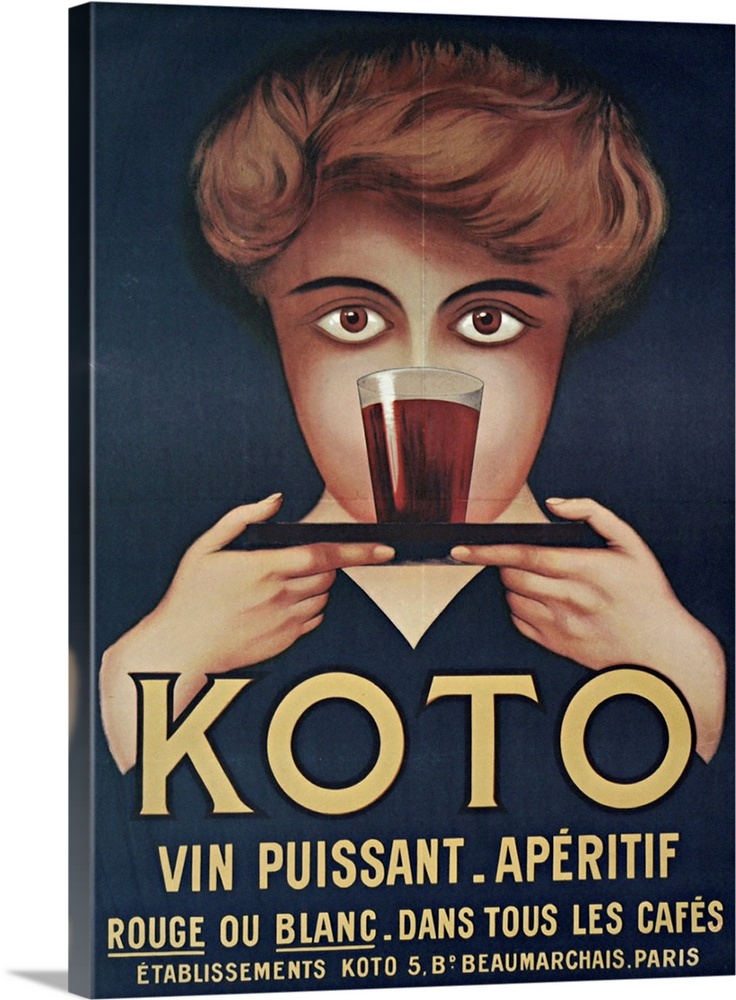 Vintage poster advertisement for Koto.