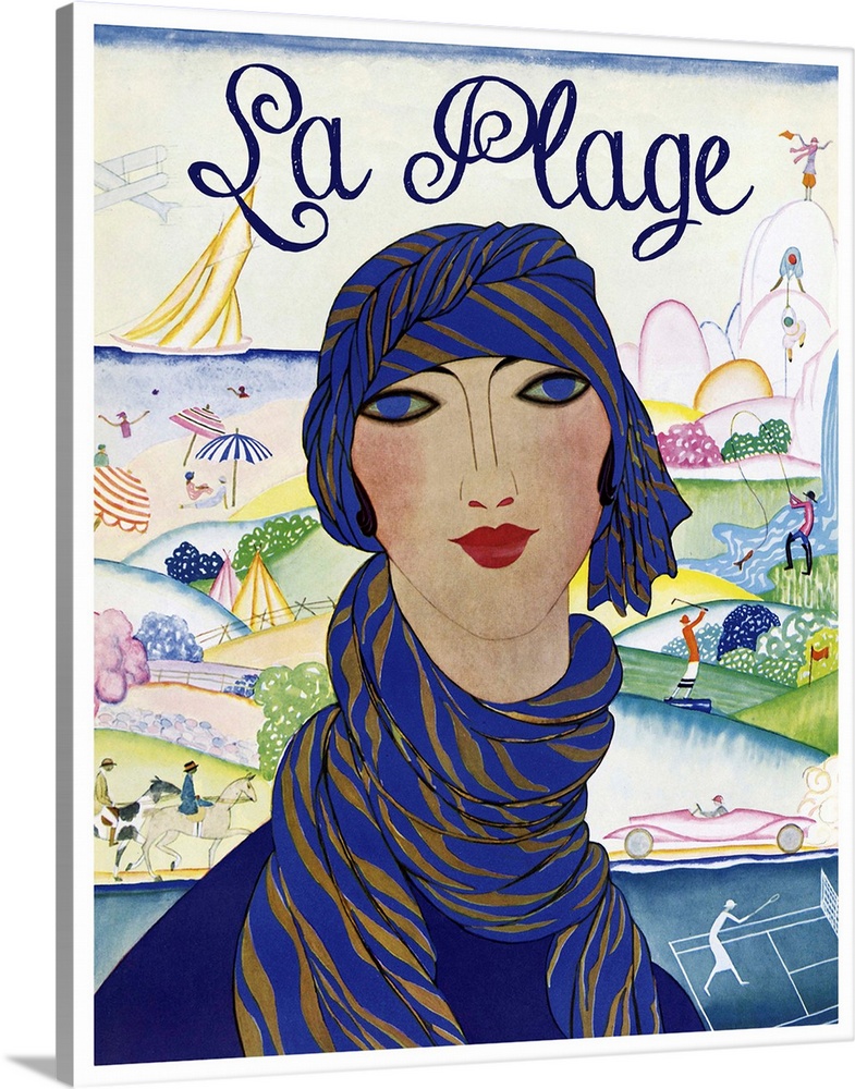 La Plage - Vintage Fashion Advertisement