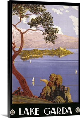Lake Garda - Vintage Travel Advertisement