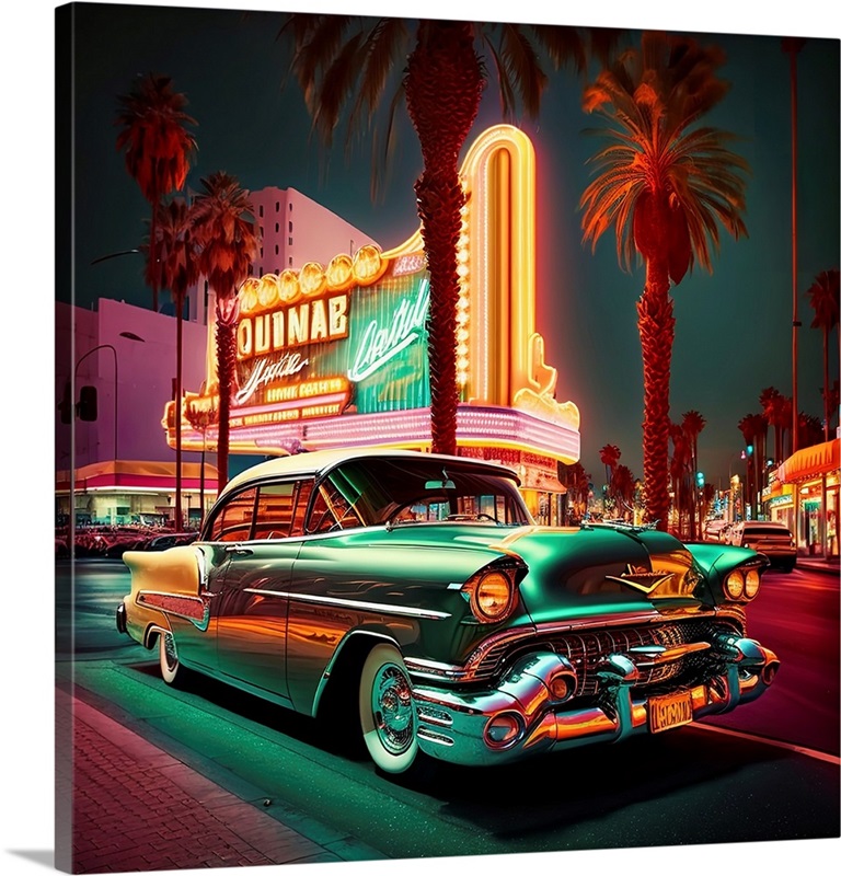 Las Vegas Strip Cadillac 14 Wall Art, Canvas Prints, Framed Prints 