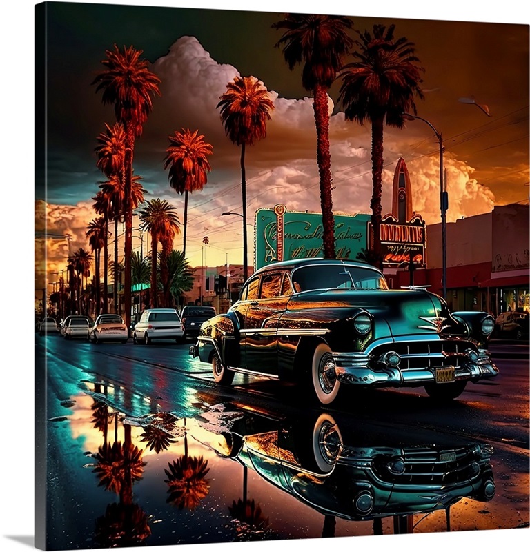 Las Vegas Strip Cadillac 19 Wall Art, Canvas Prints, Framed Prints ...