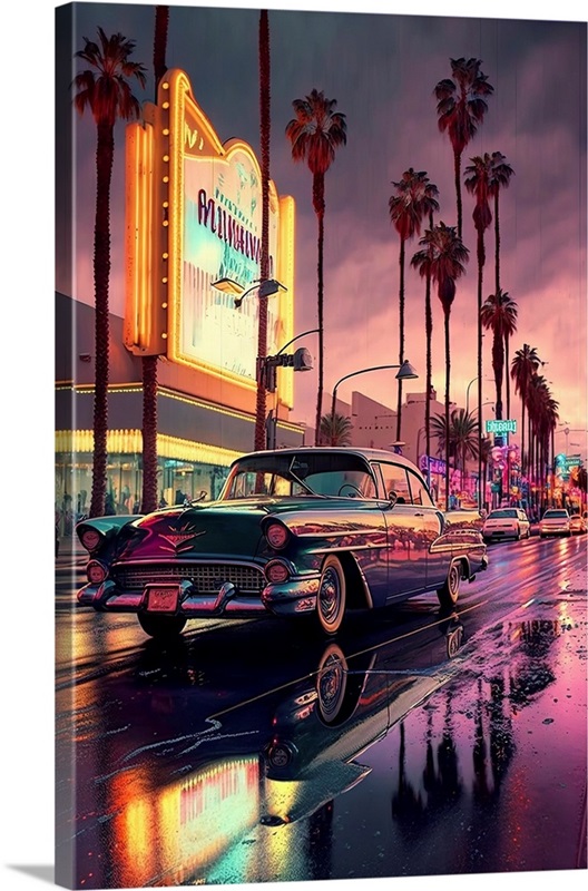 Las Vegas Strip Cadillac 23 Wall Art, Canvas Prints, Framed Prints ...