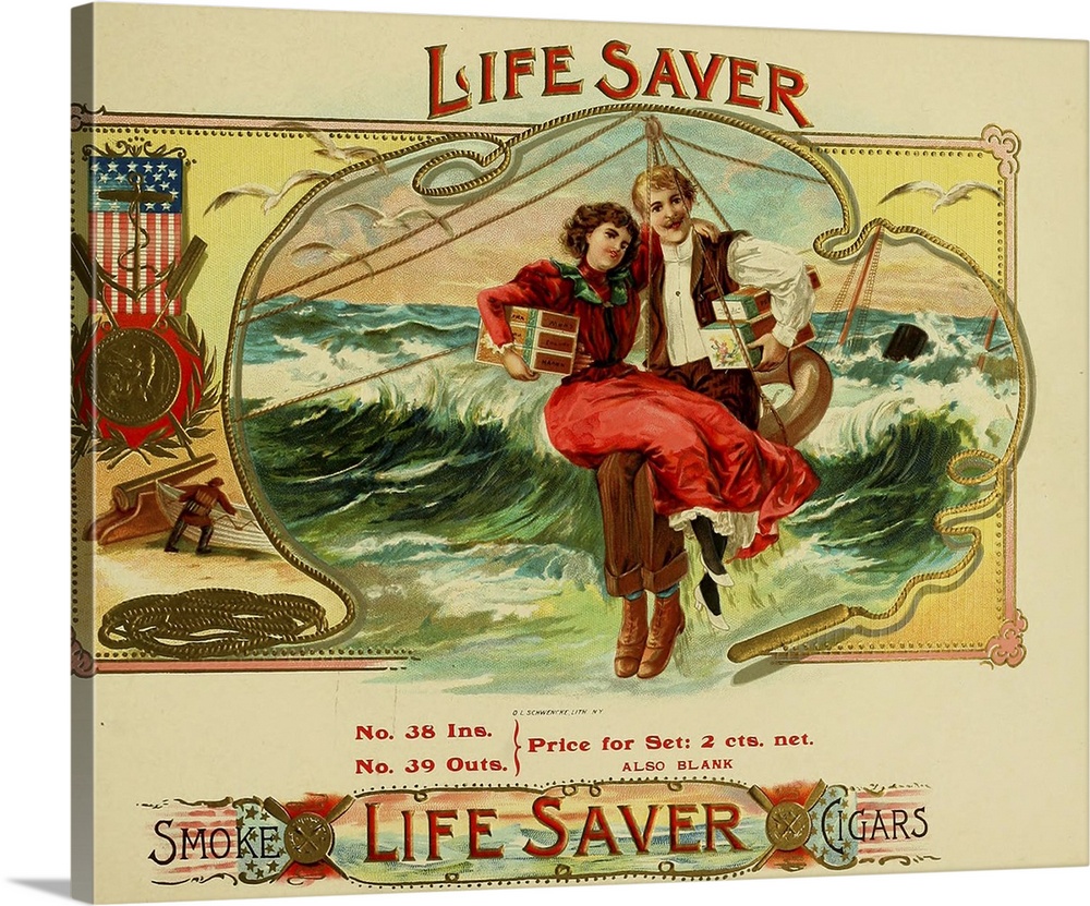 Lifesaver - Vintage Cigar Box