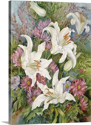 Lilies And Asters