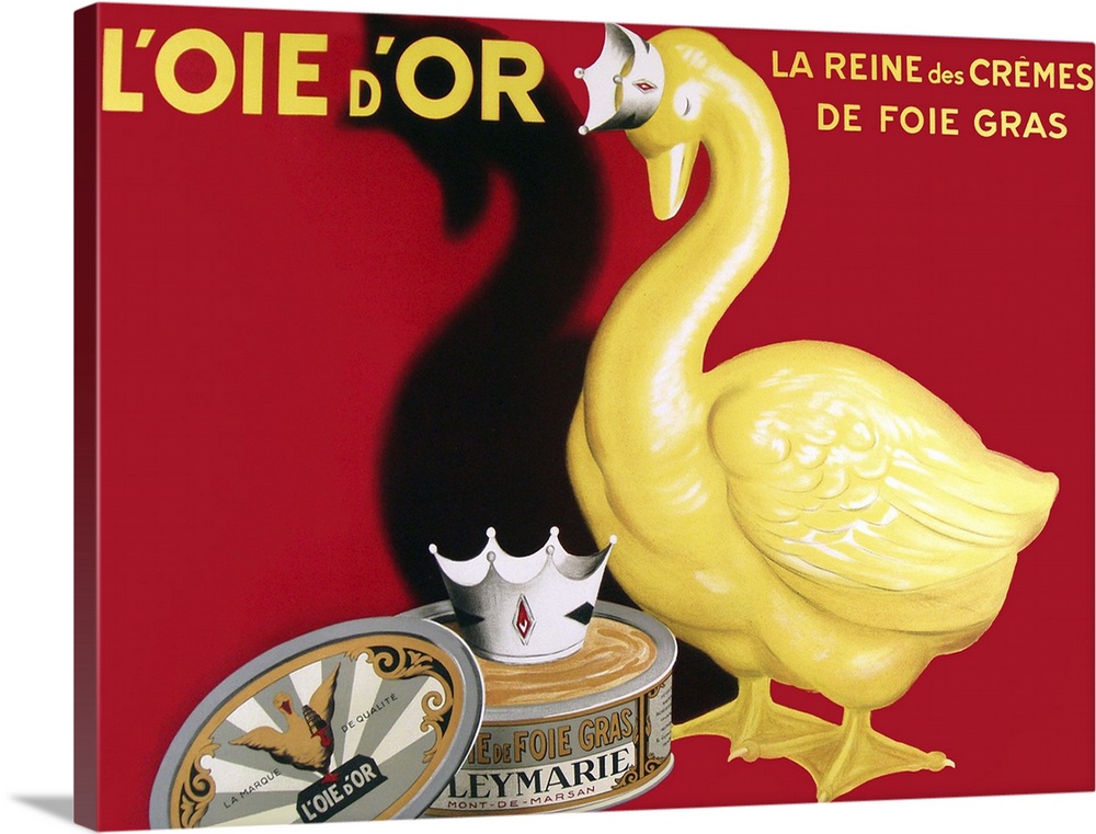 L'Oie D'Or, La Reine Des Cremes - Vintage Liver Advertisement