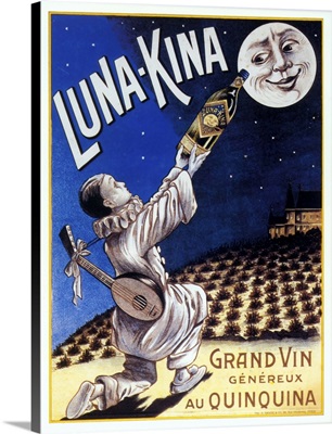 Luna-Kina - Vintage Wine Advertisement