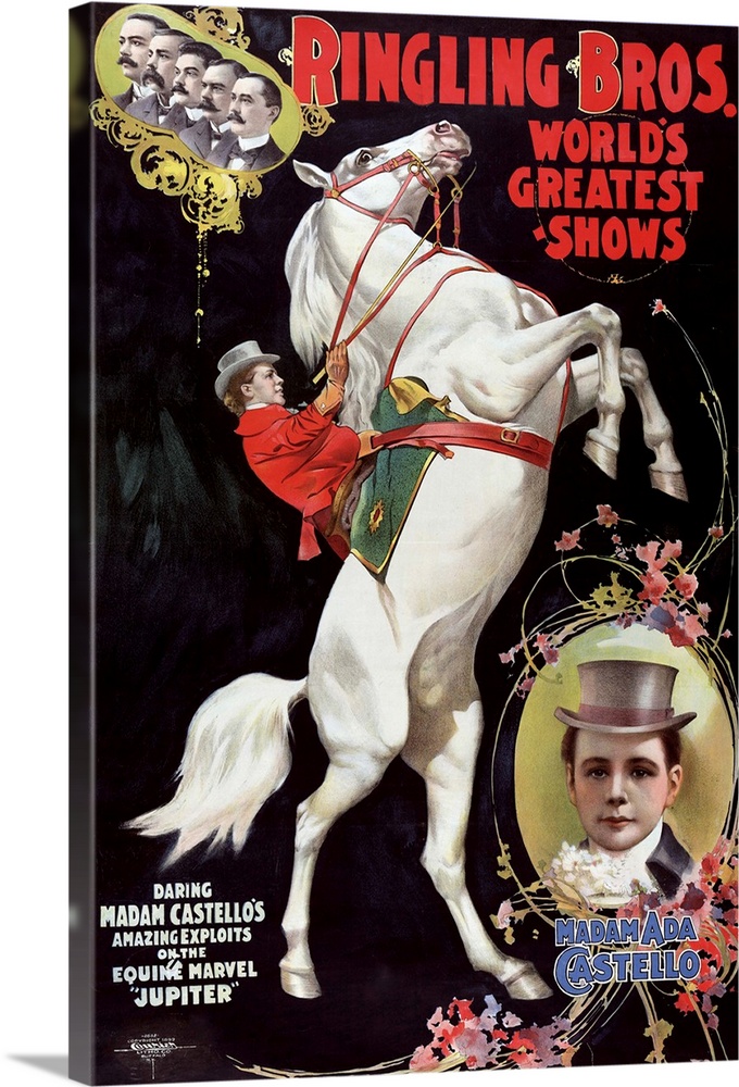 Madam Costello - Vintage Circus Advertisement