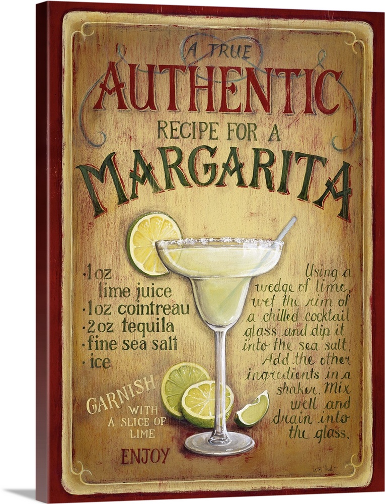 recipe to make an authentic margaritasummer drink