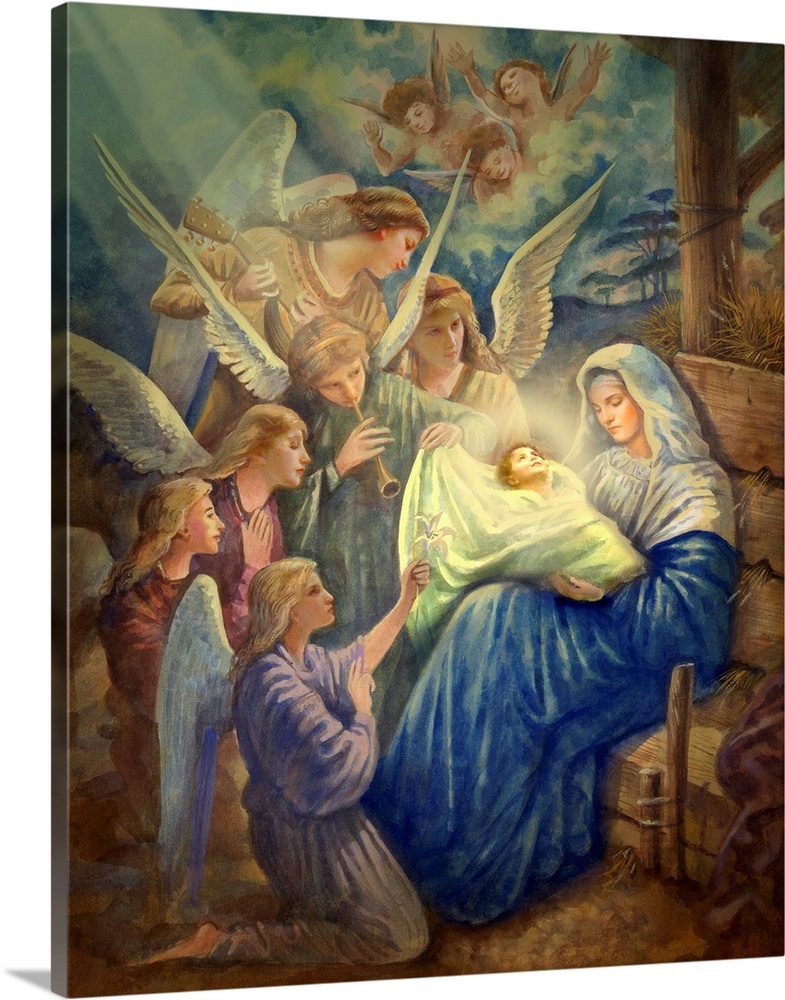 Mary and Newborn Jesus