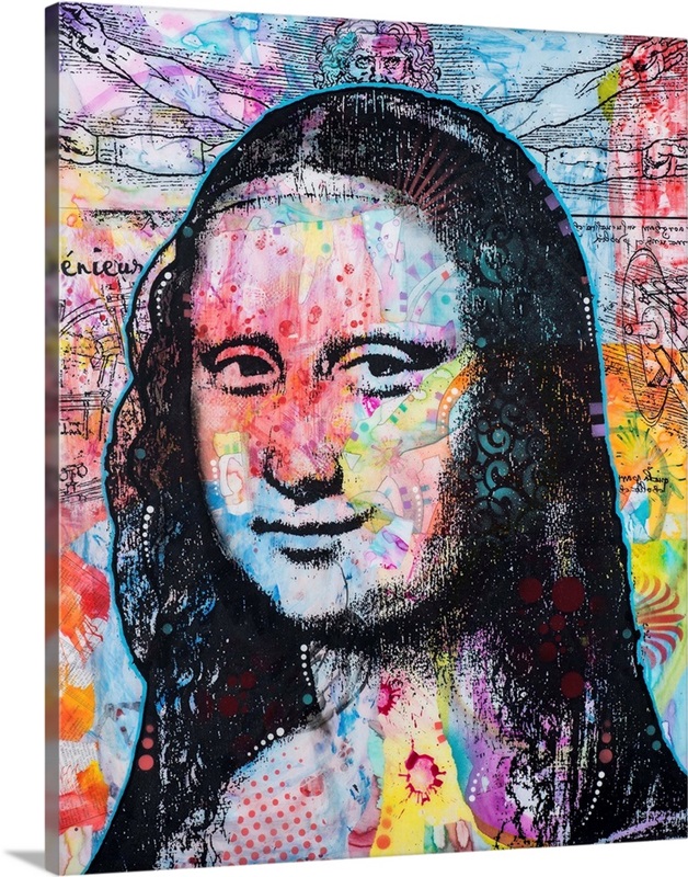 Mona Lisa with David on Top | Great Big Canvas