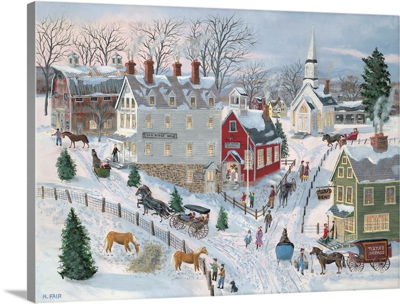 Oak Ridge in Winter | Great Big Canvas