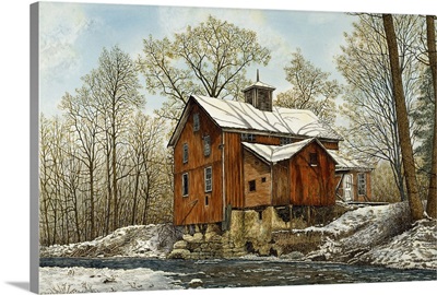Old Mill In Winter