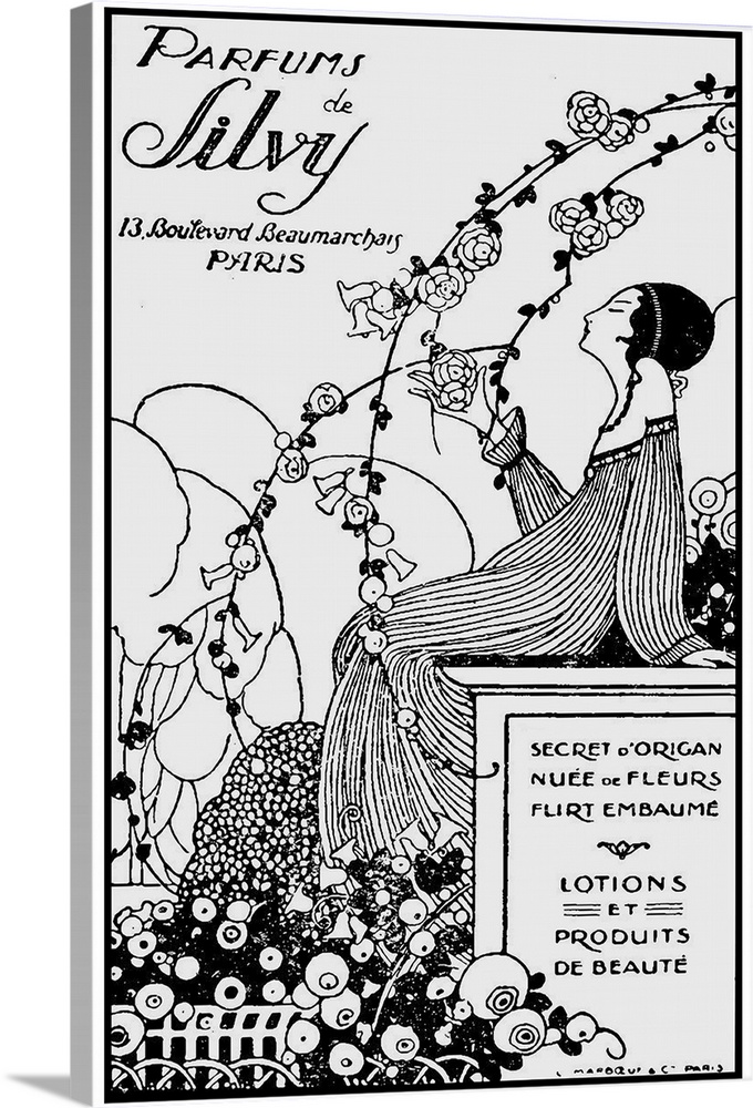 Parfums De Silvy - Vintage Perfume Advertisement