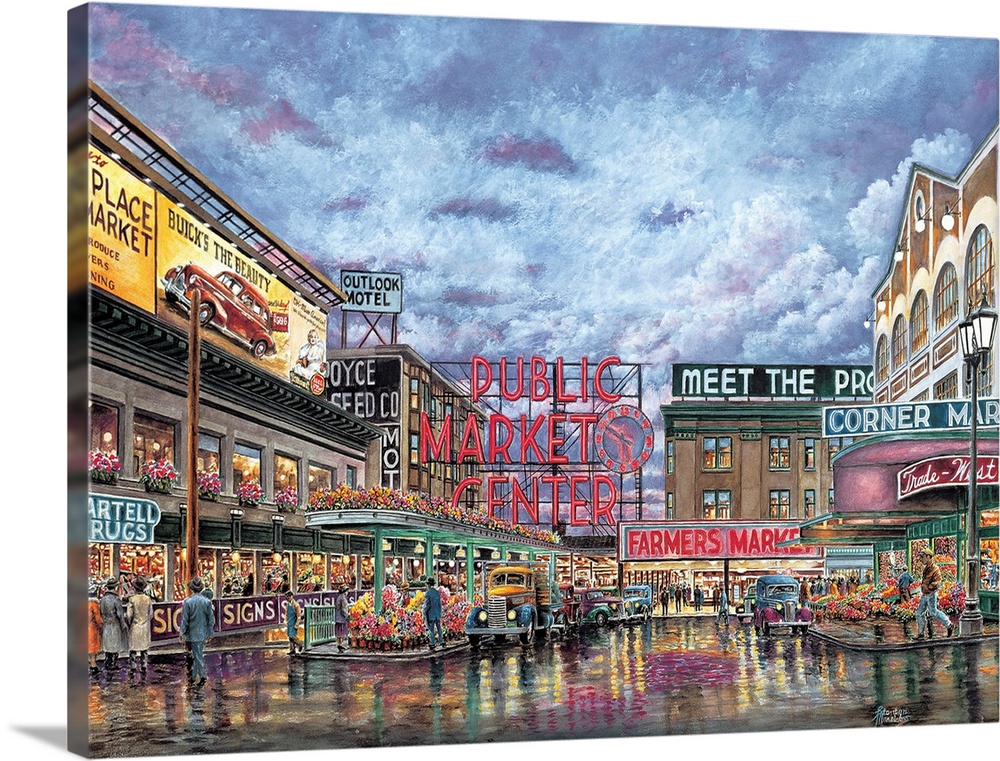 Pike Place Market Wall Art, Canvas Prints, Framed Prints, Wall Peels ...