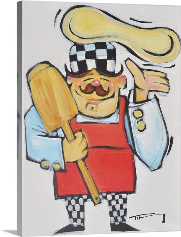 Pizza Chef Wall Art, Canvas Prints, Framed Prints, Wall Peels | Great