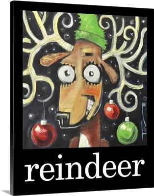 Reindeer Poster