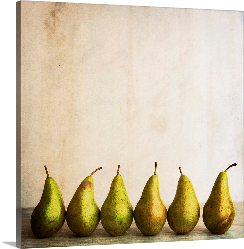 Row Of Antique Pears
