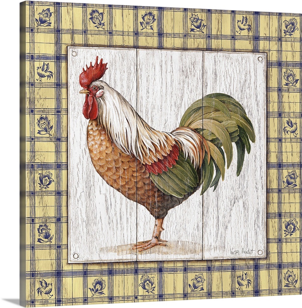 Rustic Rooster II Wall Art, Canvas Prints, Framed Prints, Wall Peels ...