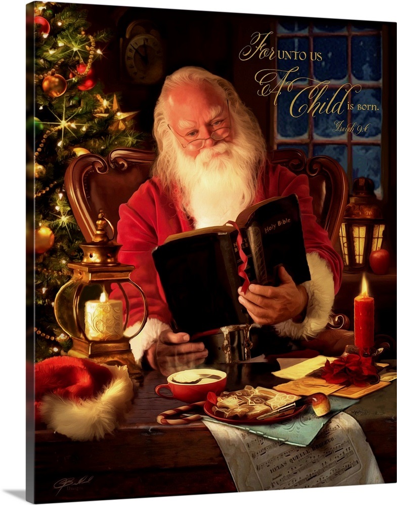 Santa Wall Art, Canvas Prints, Framed Prints, Wall Peels Great Big Canvas