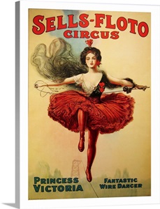 Sells-Floto Circus - Vintage Entertainment Advertisement image thumbnail