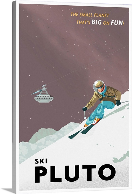 Ski Pluto Great Big Canvas