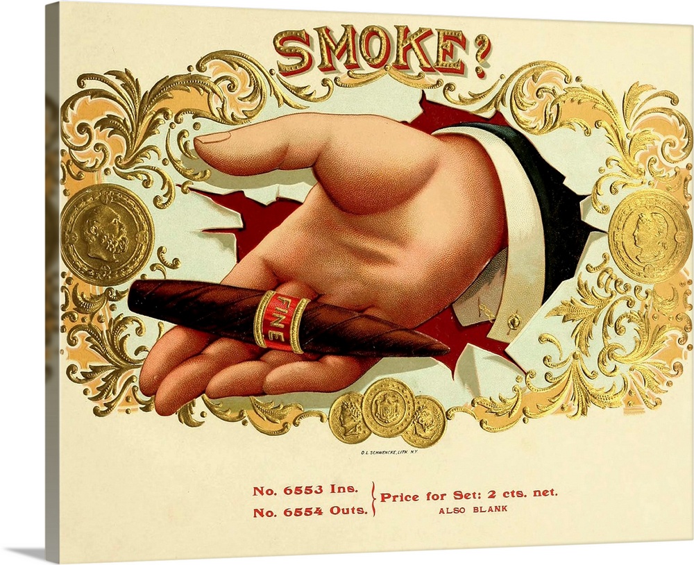 Smoke! - Vintage Cigar Box