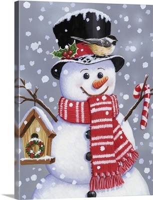Snowman With Tophat
