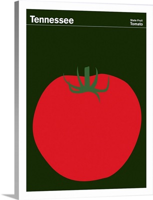 State Posters - Tennessee State Fruit: Tomato