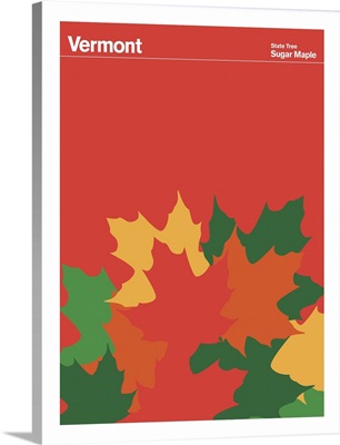 State Posters - Vermont State Tree: Sugar Maple