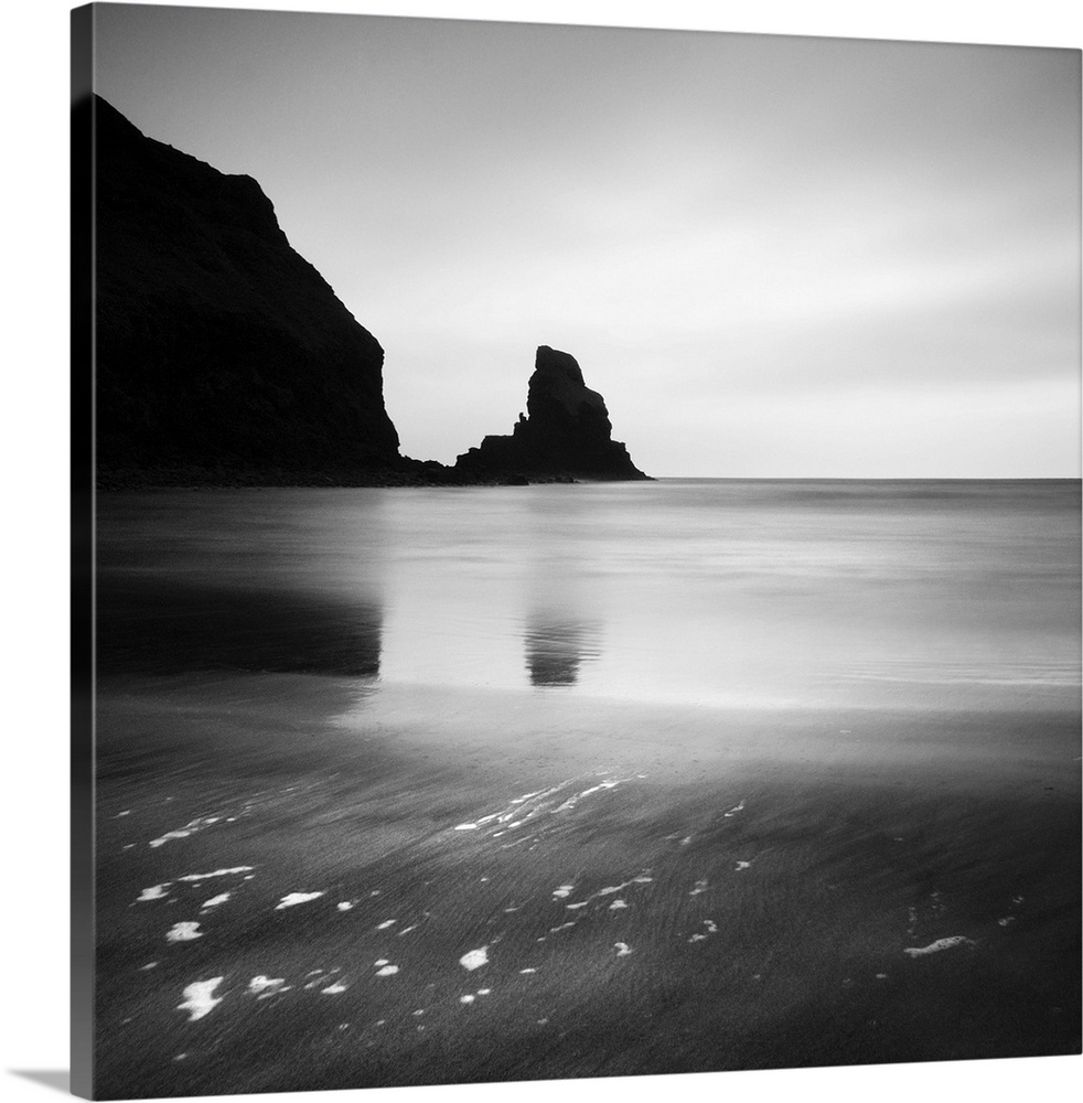 Talisker Bay, black and white photography